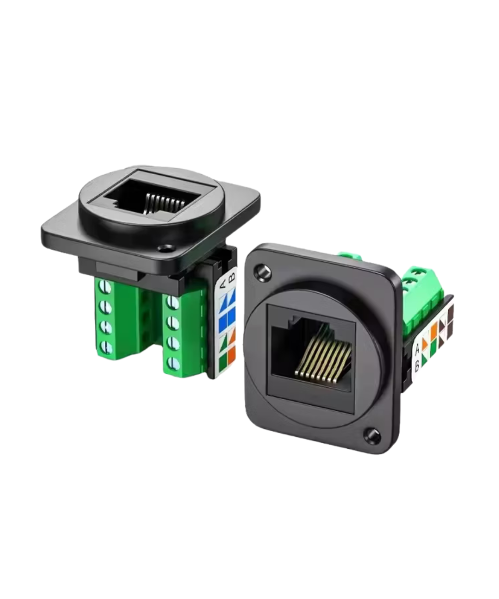 Conector rj45 terminal de bloque cat 5e para empotrar