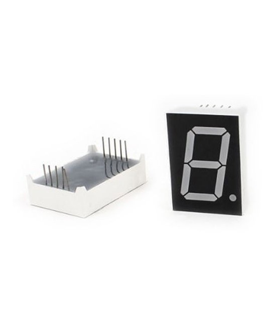 2X display  de 1 pulgada de siete segmentos 1 digito 1 pulgada