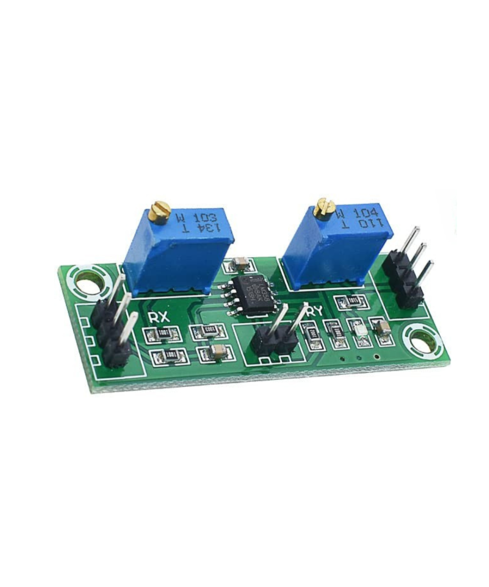 Amplificador operacional LM358 de señal y voltaje debil