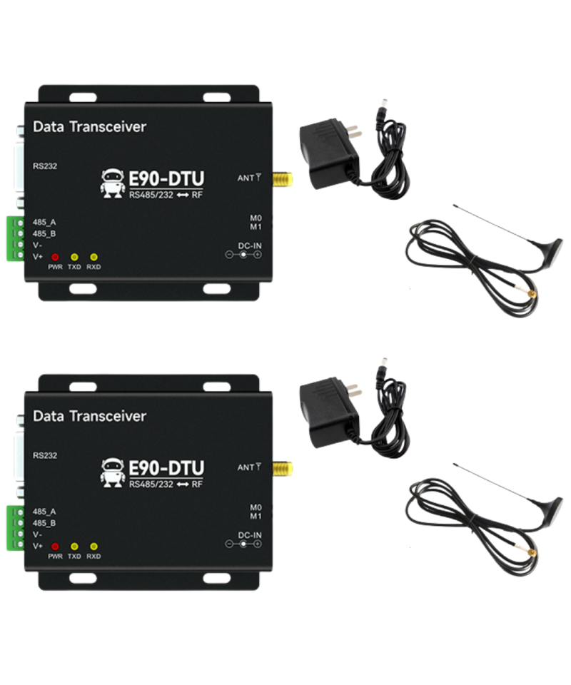 Sistema de comunicacion E90-DTU(400SL30) 433Mhz 10KM TX/RX (par TX/RX)