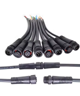Conector impermeable de 2/3/4/5 Pines hembra - macho M12