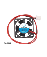 Ventilador plastico  2 lineas 5V /12V 30x10mm