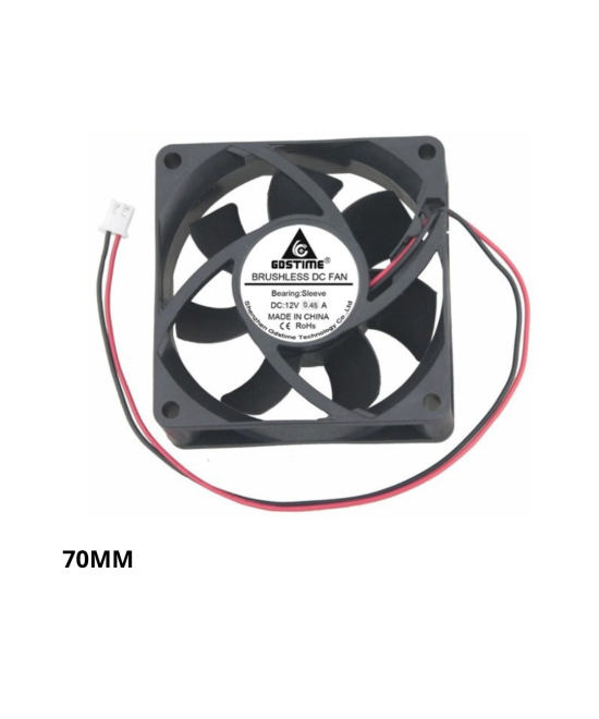 Ventilador plastico de 70mm