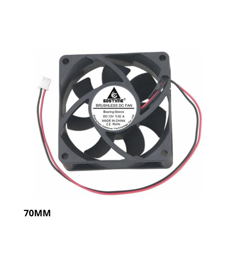 Ventilador plastico de 70mm