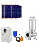 Kit de sistema de bomba Sumergible para aguas residuales 220V 1500W 2'' 50WQ15-15-1.5S una fase