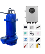 Kit de sistema de Bomba solar Sumergible para aguas residuales 110V 1100W 2''