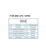 Modulo de seguridad TPM 2.0 MSI SPI LPC