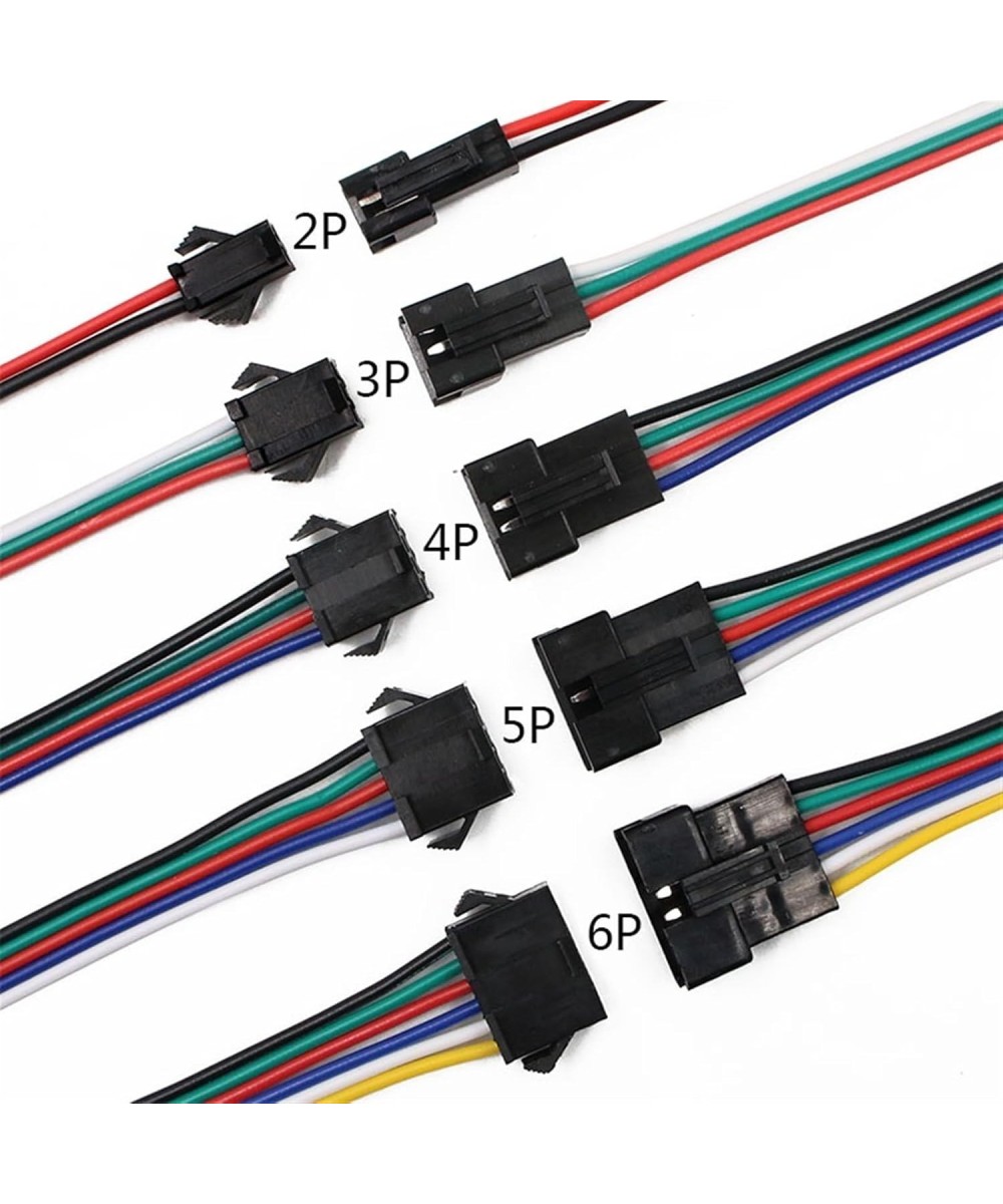 Terminales JST Hembra - Macho 2-6 Pines 22AWG