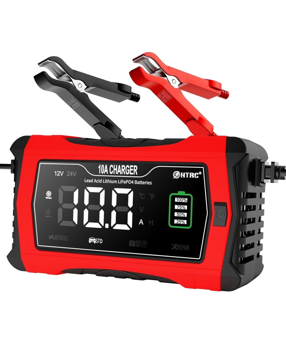 Cargador inteligente de Bateria12/24V 10A agm acido litio lifePO4