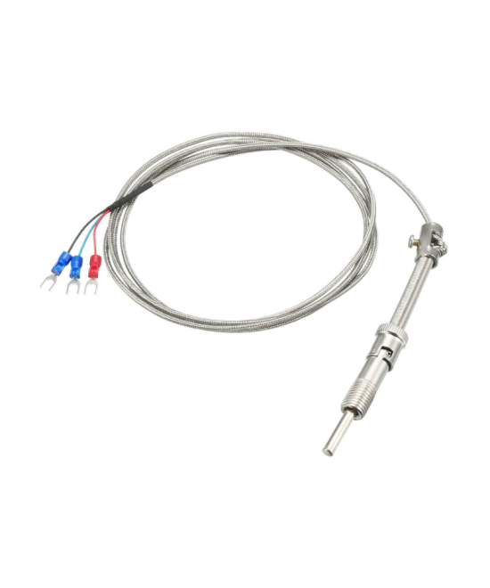 Sonda de temperatura termocupla tipo PT100 1000mm -50 a 420 grados