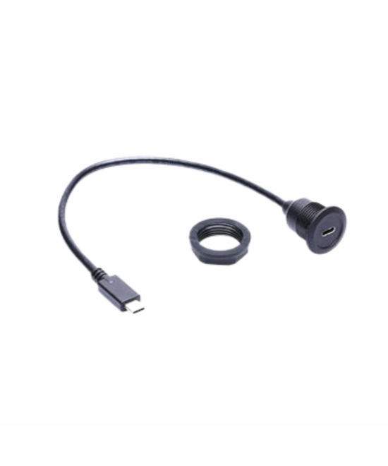 Extension USB-C Macho Hembra para montaje 30CM