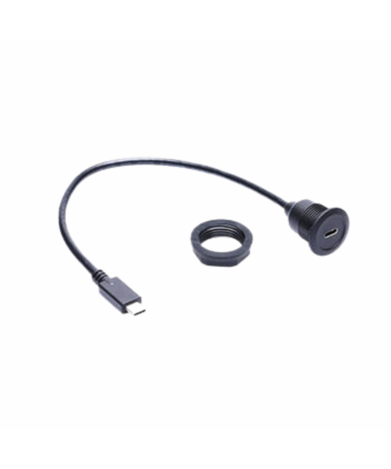 Extension USB-C Macho Hembra para montaje 30CM