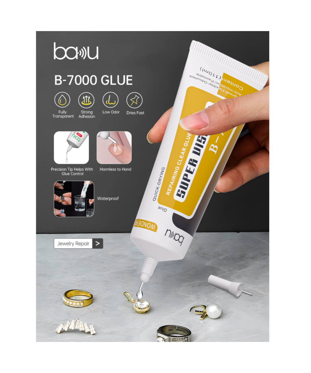 Pegamento universal transparente BAKU B-7000