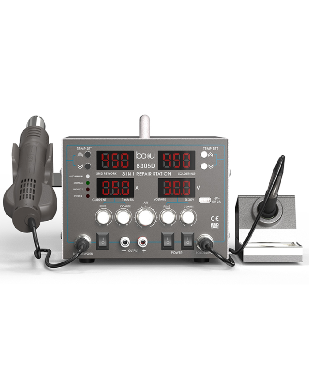 Estacion de soldadura 3 en 1 BAKU BA-8305D
