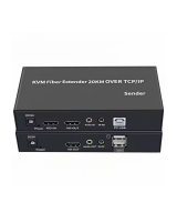 Extender HDMI KVM 20km fibra optica TX / RX 1080p SC- SC