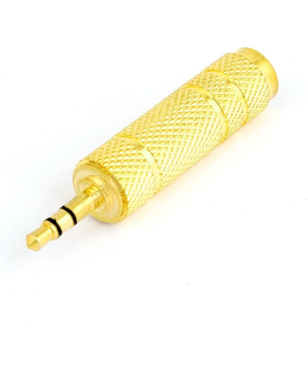 Adaptador de audio salida hembra 1/4" (6.35mm) y entrada macho de 3.5mm