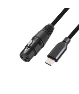 Cable para microfono USB-C a XLR hembra 2M