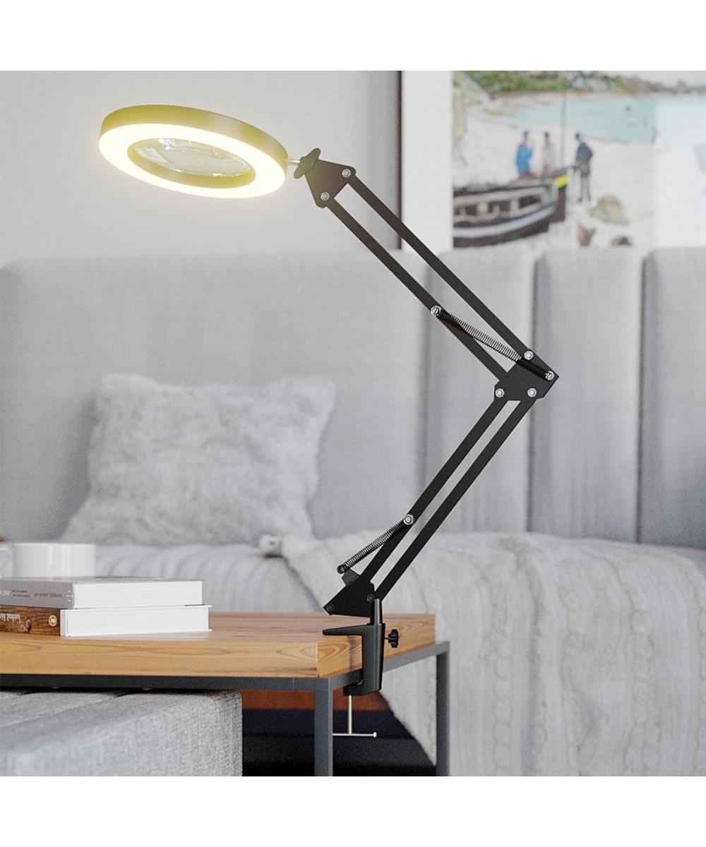 Lupa de mesa grande 10X con base HITTI