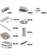 Imanes de Neodimio circulares y cilindricos