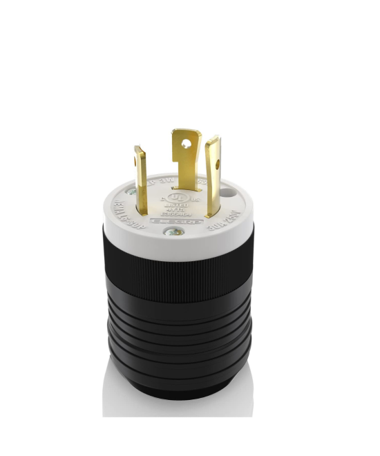 Enchufe y Conector de Bloqueo 2 Polos 30A 350V ELEGRP