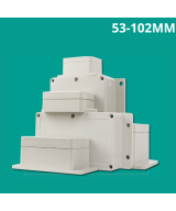 Caja plastica impermeable 53-102mm