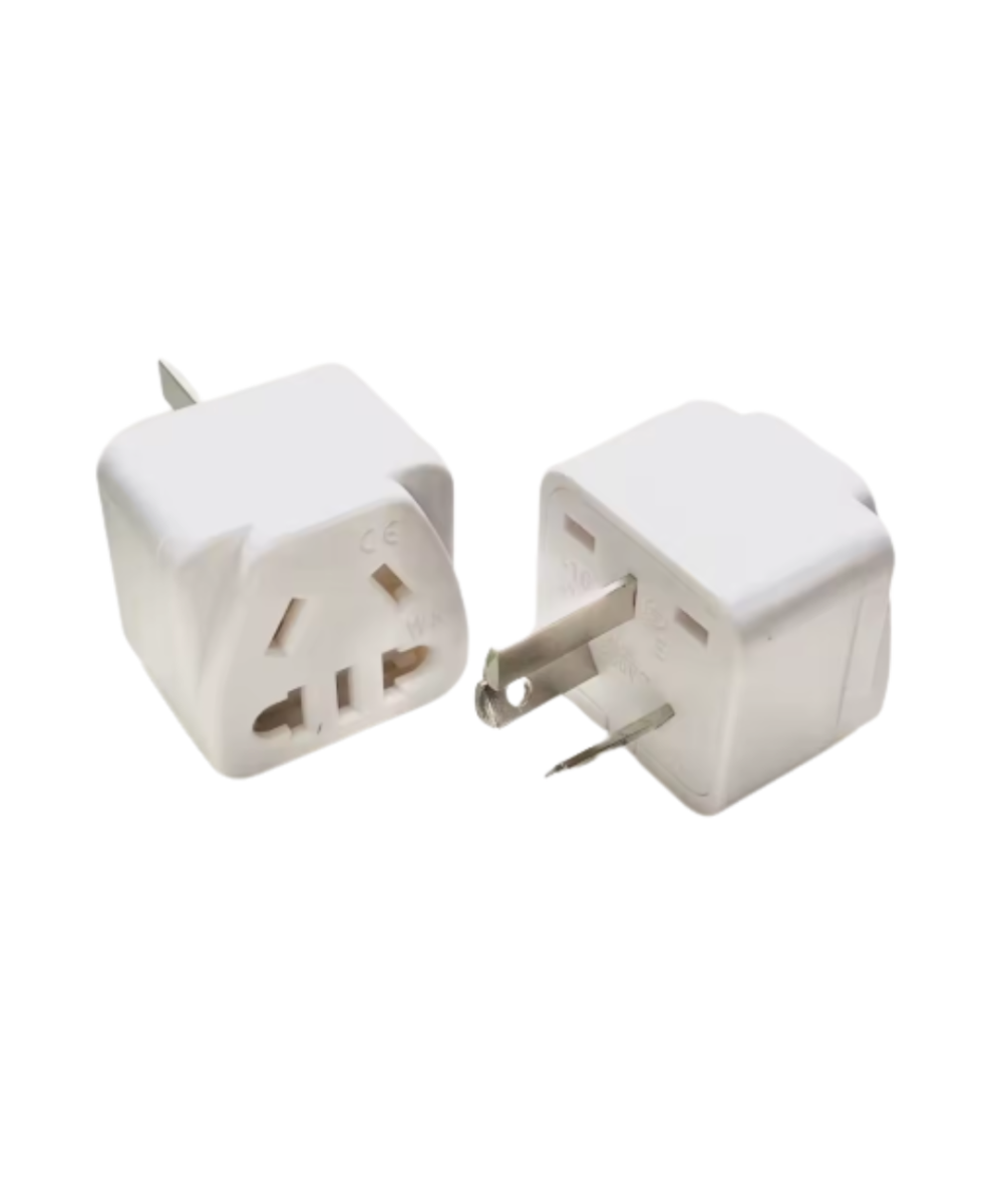 Adaptador de enchufe electrico europeo / asiatico / americano a australiano / asiatico