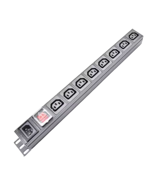PDU horizontal de 8 tomas 110V - 250V