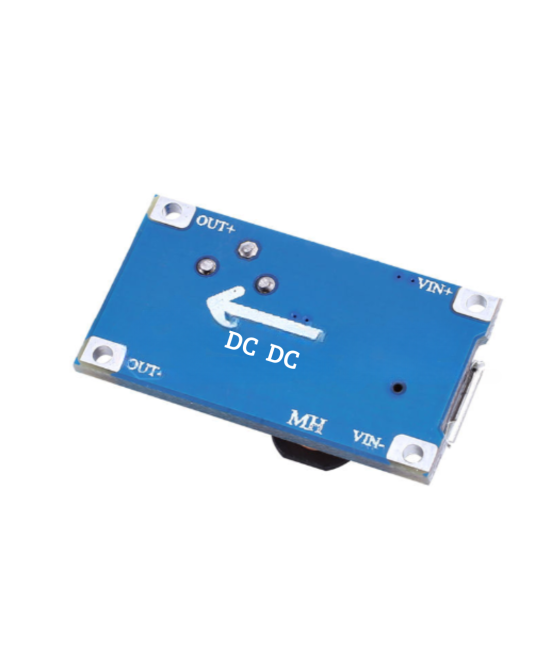 Estabilizador / Regulador Ascendente de voltaje DC-DC MT3608 USB-C 2V-24V a 5V-28V 2A