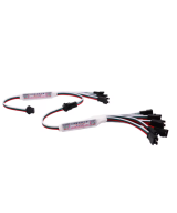 Amplificador y separador de tira LED RGB de 1 a 4 / 8 salidas 3 pines 5-24V para WS2811 WS2812B SK6812