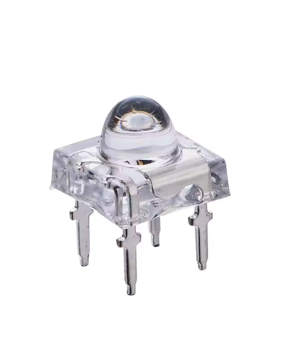 Diodo emisor de luz 5mm 4 Pines 5 unidades