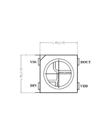 Chip Led 5V 4Pin 5050RGB WS2812B