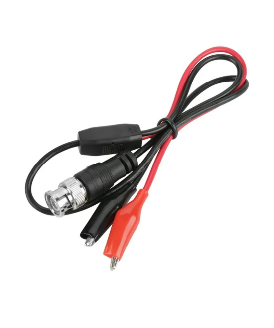 Punta para osciloscopio BNC a cocodrilo 0.5m