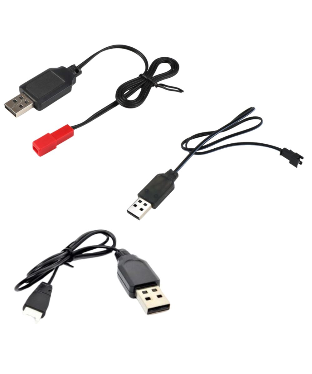Cargador USB para batería 3.7V conector XH2.54MM / JST / SM