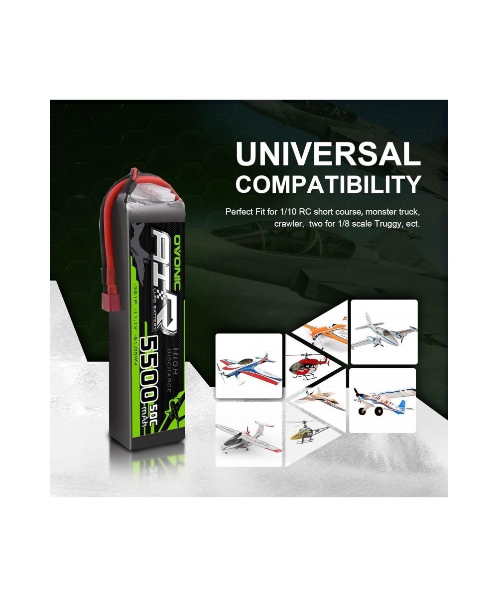 Bateria Tipo LiPo recargable 11.1V 35C/50C 3S OVONIC