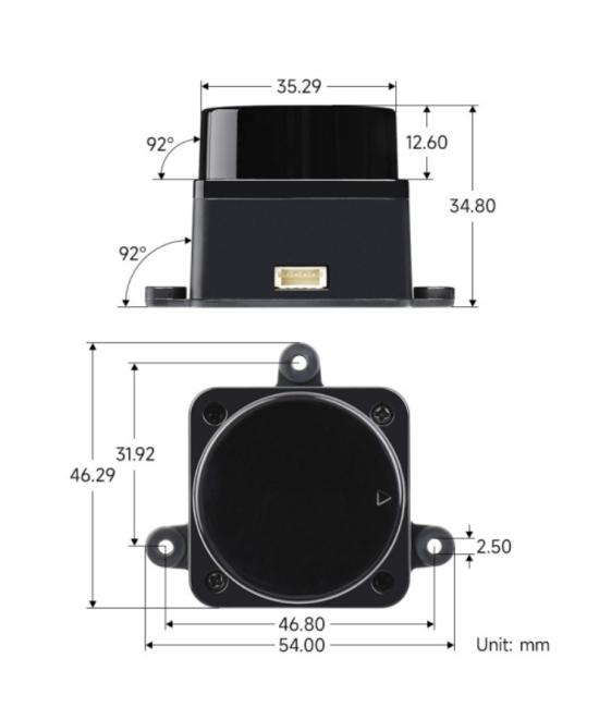 Sensor de medicion laser D500 LIDAR KIT