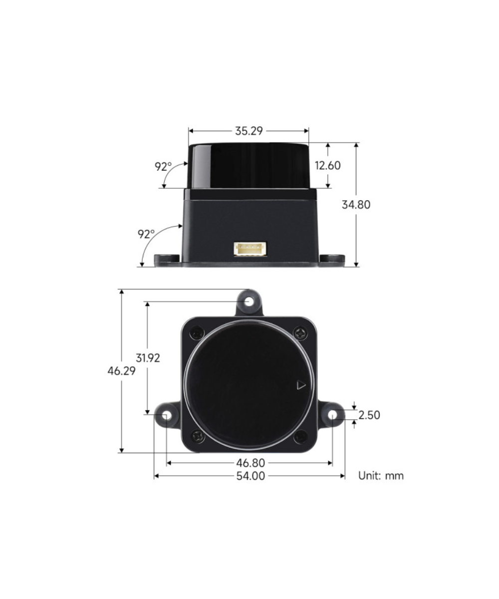Sensor de medicion laser D500 LIDAR KIT