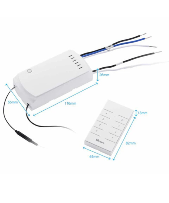 Controlador inteligente para ventilador de techo y lampara iFan04-L SONOFF