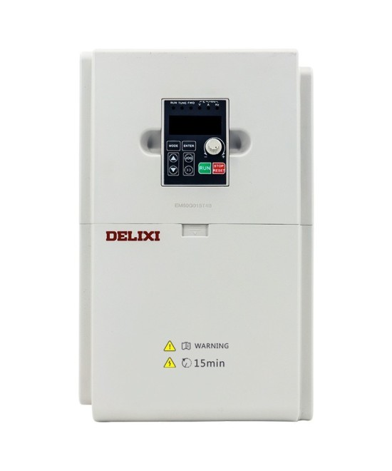 Controlador de motor electrico(VFD) trifasico mas solar 2.2-7.5KW 3-10HP DELIXI