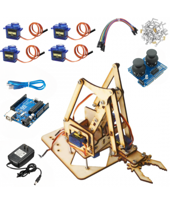 Brazo robotico con servomotor SG90 DIY