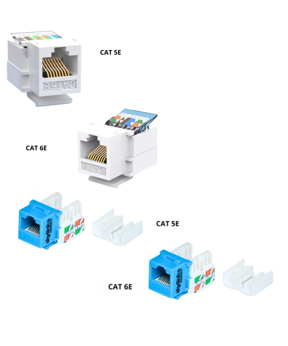 JACK RJ45 para PCB CAT 5e y 6e