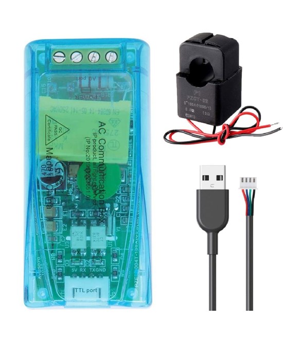 Medidor de Voltaje y Corriente AC PZEM-004T 100A con Puerto de Comunicacion TTL