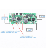 Estabilizador/ regulador Ascendente de voltaje DC-DC 5-12V a 12V 12W