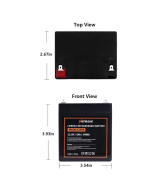 Batería de lifePO4 recargable Nermak 12.8V 5AH 64WH