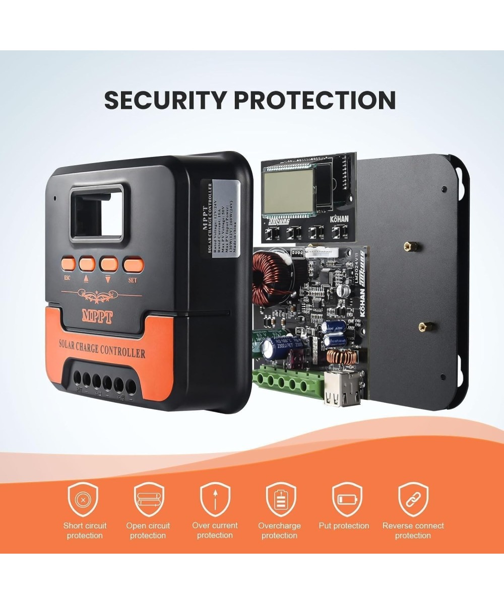 CONTROLADOR CARGA SOLAR MPPT 20A 12-24V