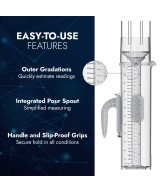 Pluviometro manual de precision con escala metrica TROPO