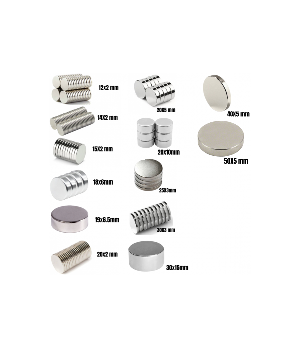 Imanes de Neodimio Circulares