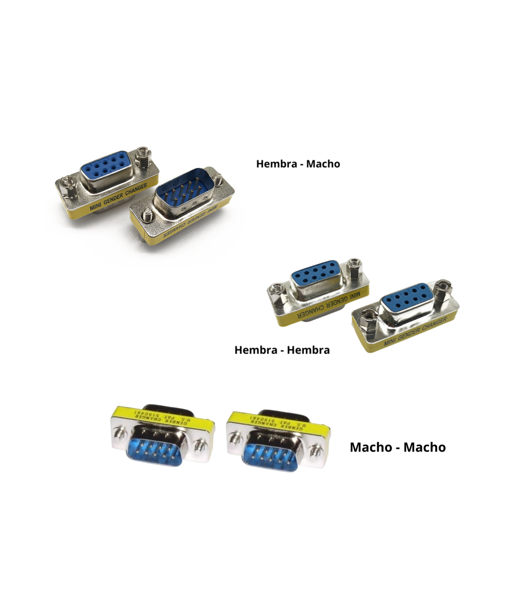 Adaptador DB9 HM-HH-MM