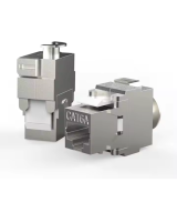 Conector hembra de red metalico blindado RJ45 CAT6A / cat 7