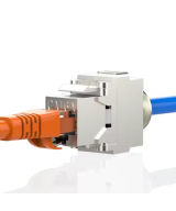 Conector hembra de red metalico blindado RJ45 CAT6A / cat 7