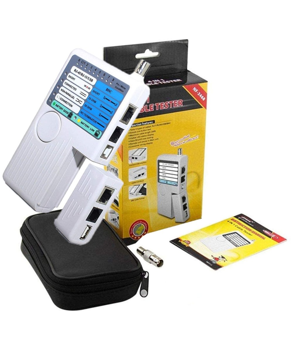 Probador de cables de red RJ45, RJ11, USB, BNC, NF3468